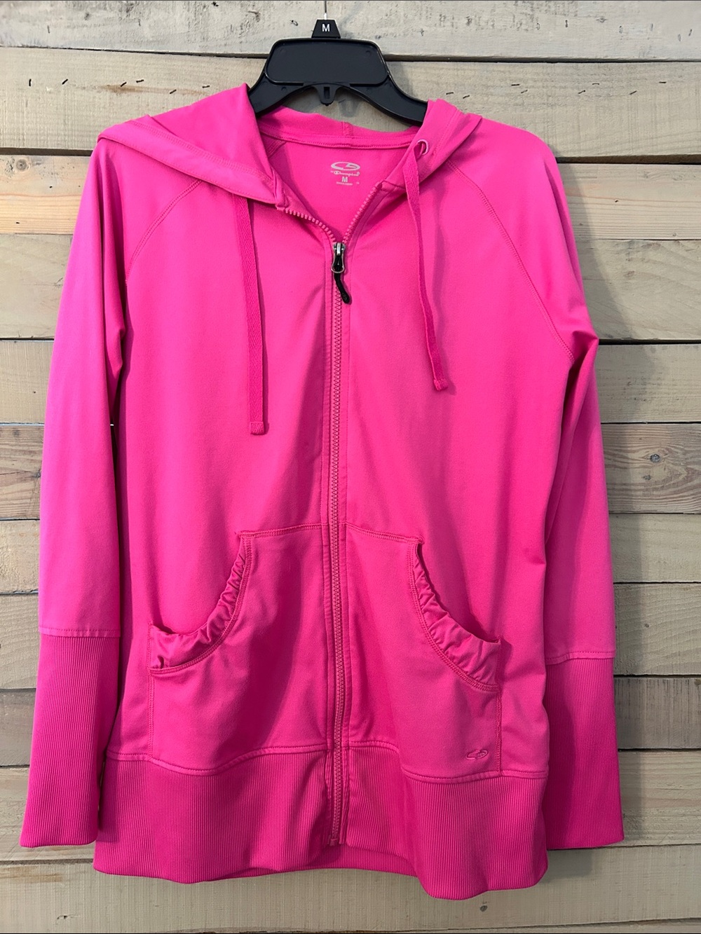 Champion Bright Pink Full-Zip Hoodie